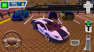 Realistic Police Car Racing Highway HD Graphics- Dubai Parking Simulator [ 4K 60 FPS ] screenshot 2