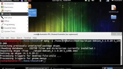 How to install skype in kali linux