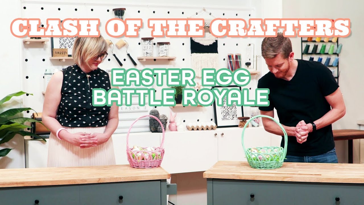 ⁣It’s an Easter Egg Decorating BATTLE ROYALE! | Clash of the Crafters | HGTV Handmade