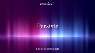 Persiste. Afirma y persiste hasta que 3D lo refleje. Ley de la conciencia.