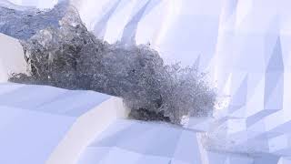 Fluid Simulation: White Creek [Blender FLIP Fluids + Cycles]