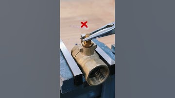 How to Use Ball Valve with a Broken Handle Bar?-Tools Rules #shorts