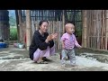 Lytieuca was overjoyed to see her little daughter take her first steps – taking her along to sell ..