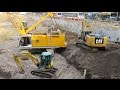 Soeren66 - Schlitzwandbagger LIEBHERR HS 875 beim Bau einer Schlitzwand