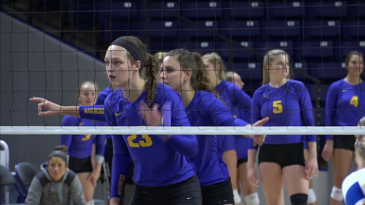 Volleyball Minnesota State Mankato VS University of Mary 6th October 2018 YouTube