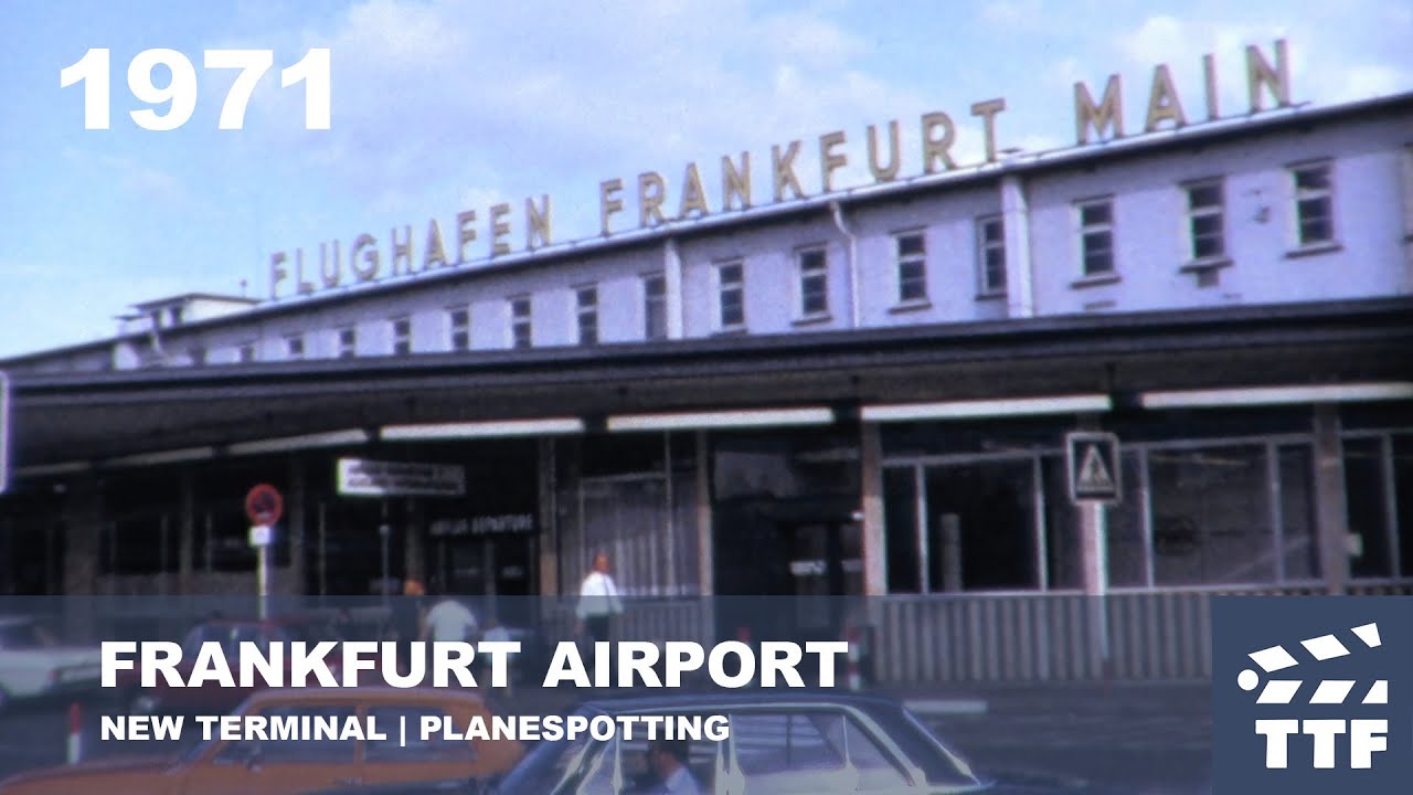 1971 FRANKFURT/MAIN AIRPORT | NEW TERMINAL | PLANESPOTTING
