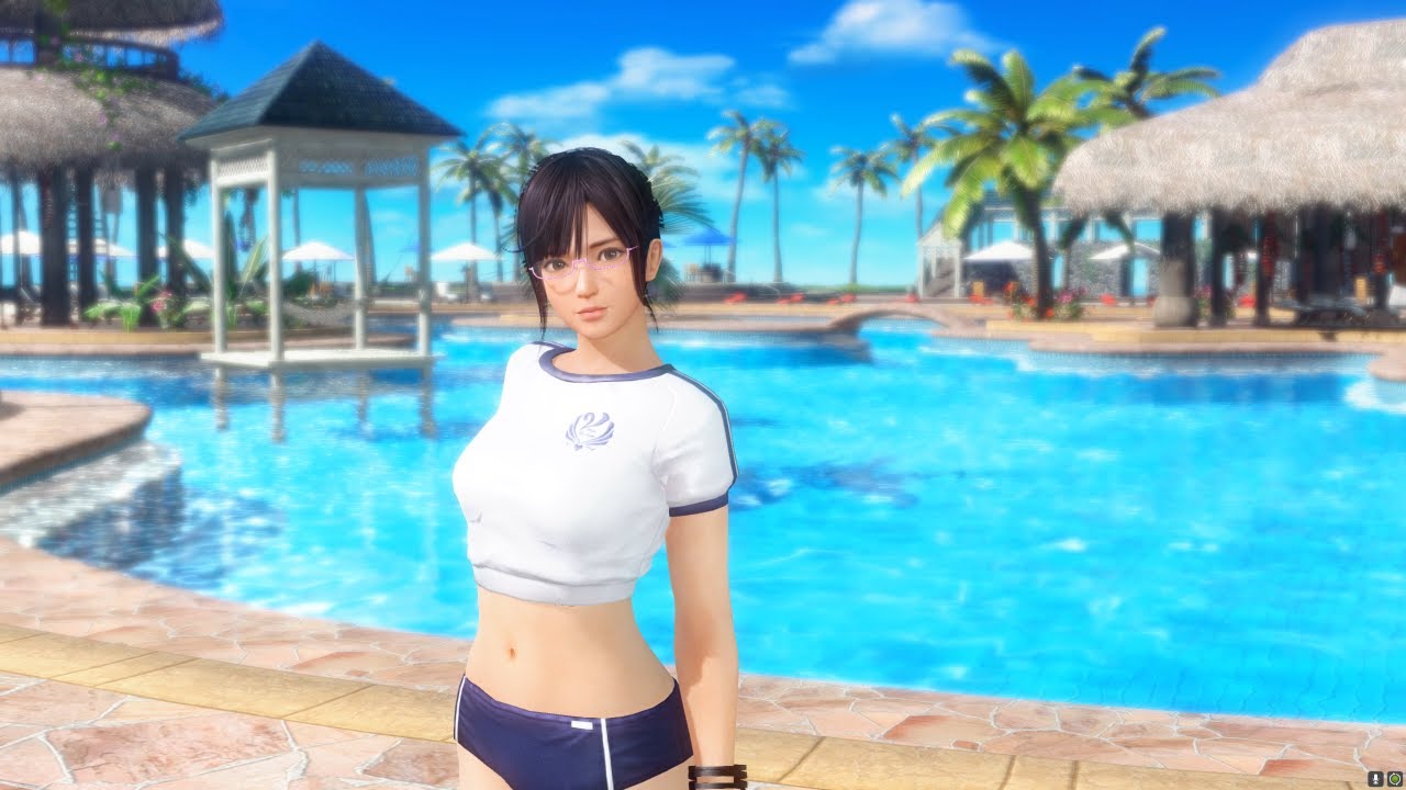 DoA Xtreme Venus Vacation Nagisa Standing, Turn and Show Fists