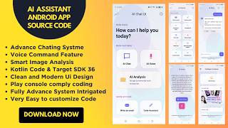 Ai Assistant Android App Source Code | Android Source Code | app source code | Ai Assistant App