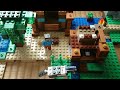 マインクラフト レゴ 水たまり歩く MINECRAFT LEGO STOP MOTION
