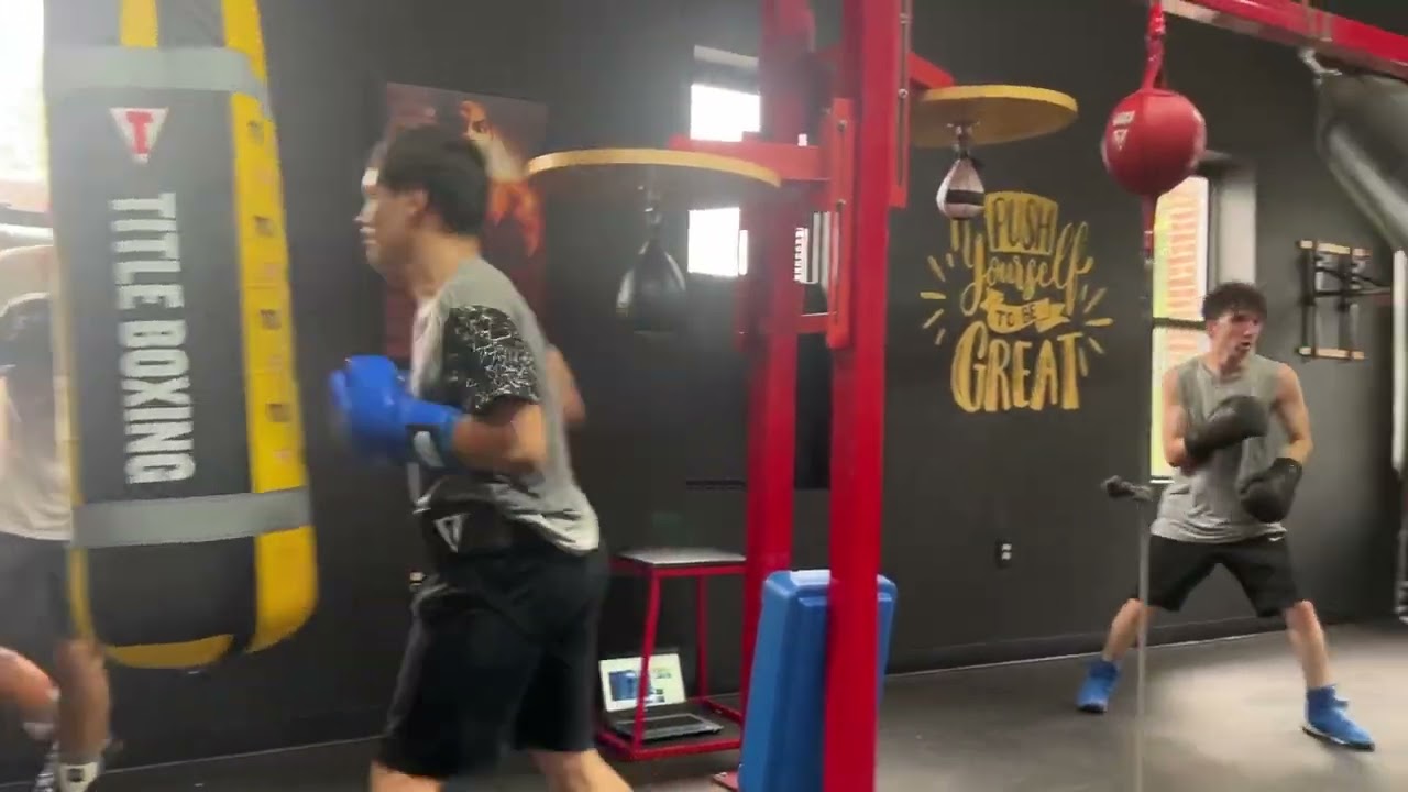 Heavy bag action 