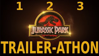 Video thumbnail of "Jurassic Park 1,2 & 3 Trailers (2015)"