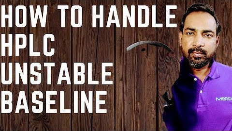 how to handle HPLC unstable baseline | HPLC troubleshooting | Hindi