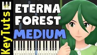 Eterna Forest Pokemon Diamond And Pearl - Medium Mode Piano Tutorial Synthesia