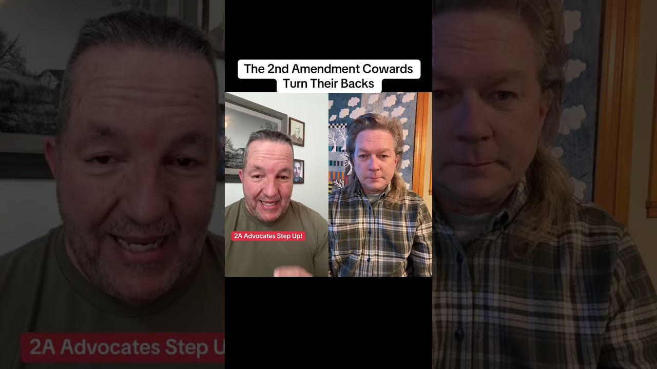 The 2nd Amendment Cowards Turn Their Backs 