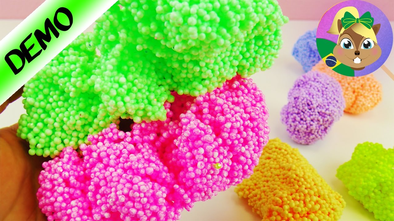 PLAY FOAM Massinha em português Será que é Foam Clay!? Massinha
