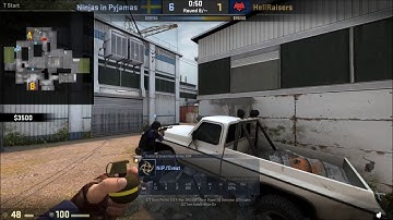 f0rest (NiP)(32-12) vs HellRaisers / ESL Pro League Season 5 Europe (May 11, 2017) CS GO POV
