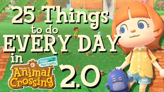 25 Things You Can Do EVERY DAY In Animal Crossing 2.0