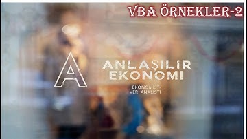 Anlaşılır Ekonomi Excel Vba Örnekler-2 (Moving Shape)