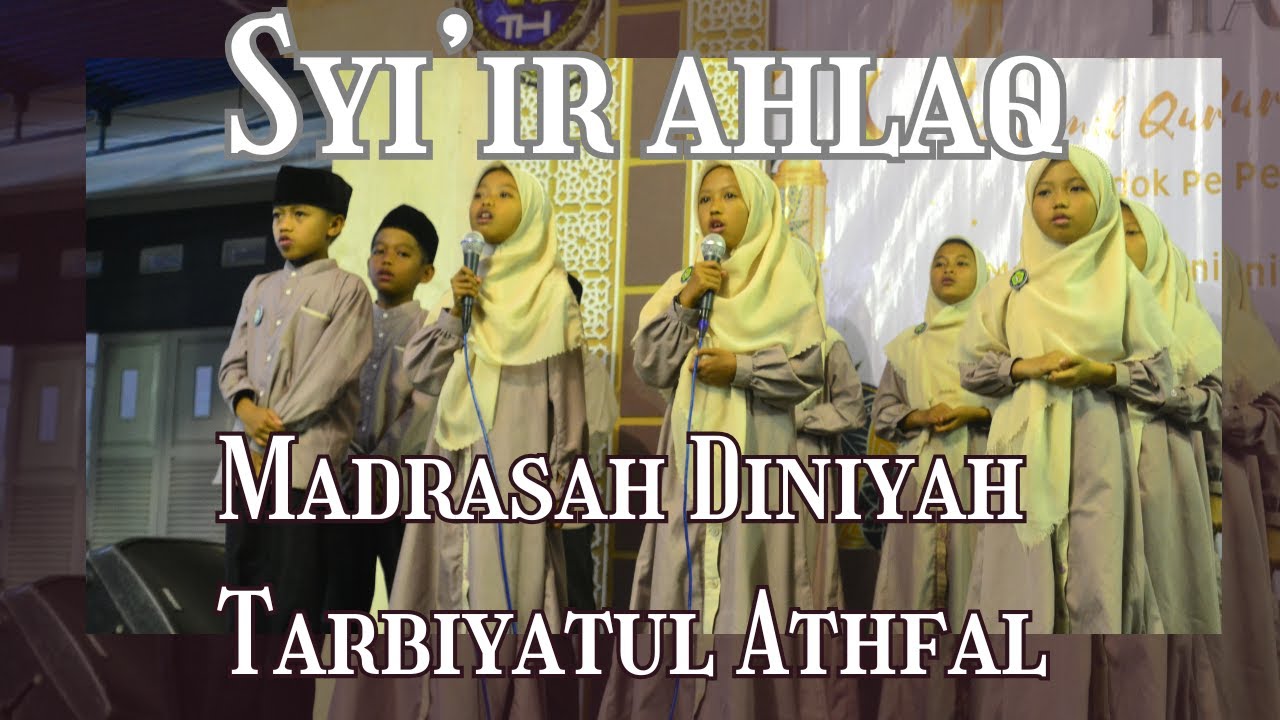 Kelas Syi'ir Ahlaq / Madrasah Diniyah Tarbiyatul Athfal