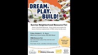 The City of Greeley, CO: Reimage the Sunrise Neighborhood