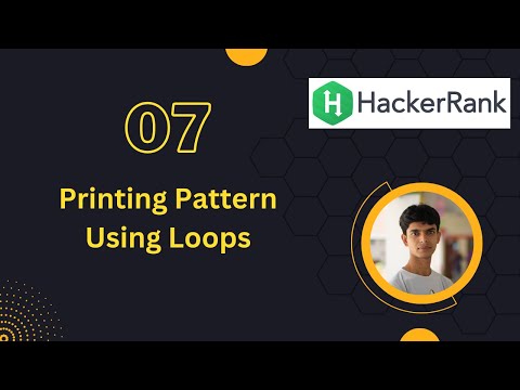 07. Printing Pattern Using Loops || HackerRank Problem Solution (Bangla) || C Programming Language