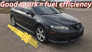 2004 Mazda 6 spark plug change