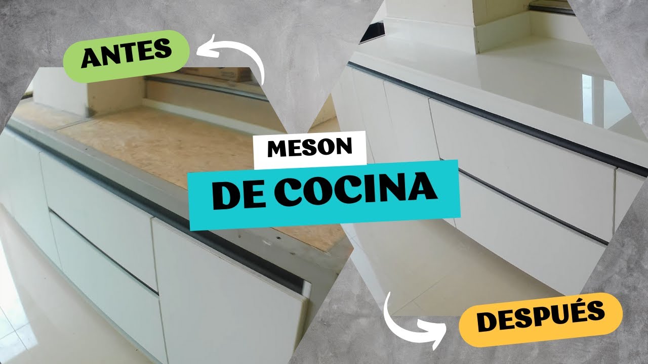 Instalé Mesón para Cocina en Cuarzo Te EXPLICÓ COMO