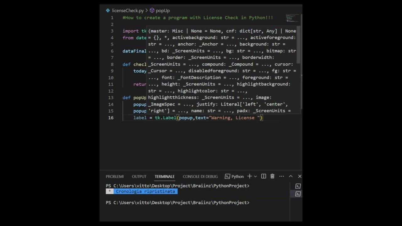 Implement License Expired Feature in Python #tutorial #machinelearning ...