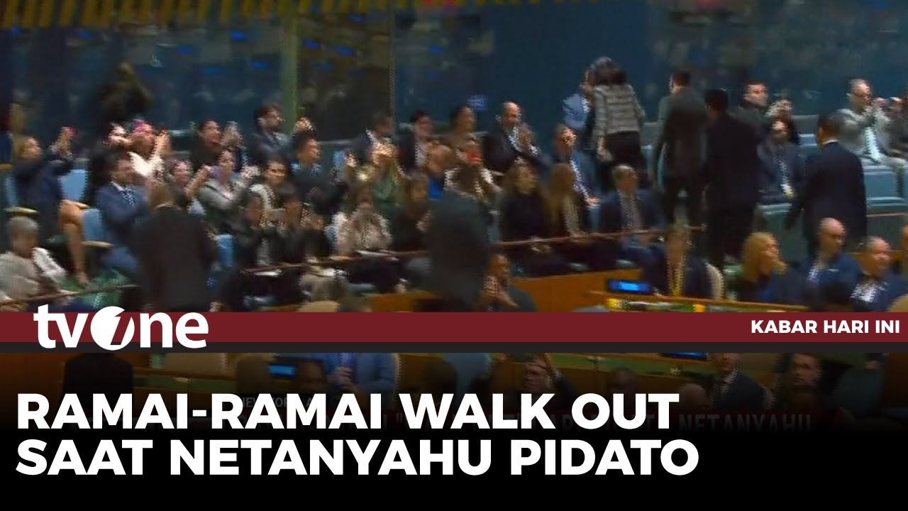 Aksi Walk Out di Sidang PBB saat Netanyahu Berpidato | tvOne