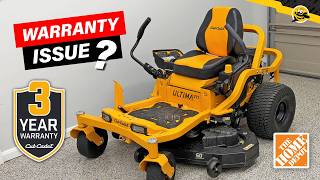 THE RESULTS of My Cub Cadet Warranty Claim