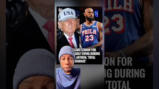 Trump Calls LeBron James a “Total Disgrace” Over Golf Swing During National Anthem 😳🚨