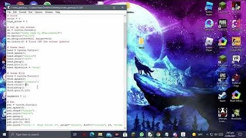Editing Script Snake Game