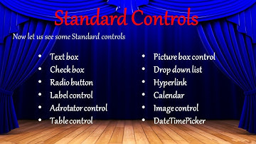 Standard Controls