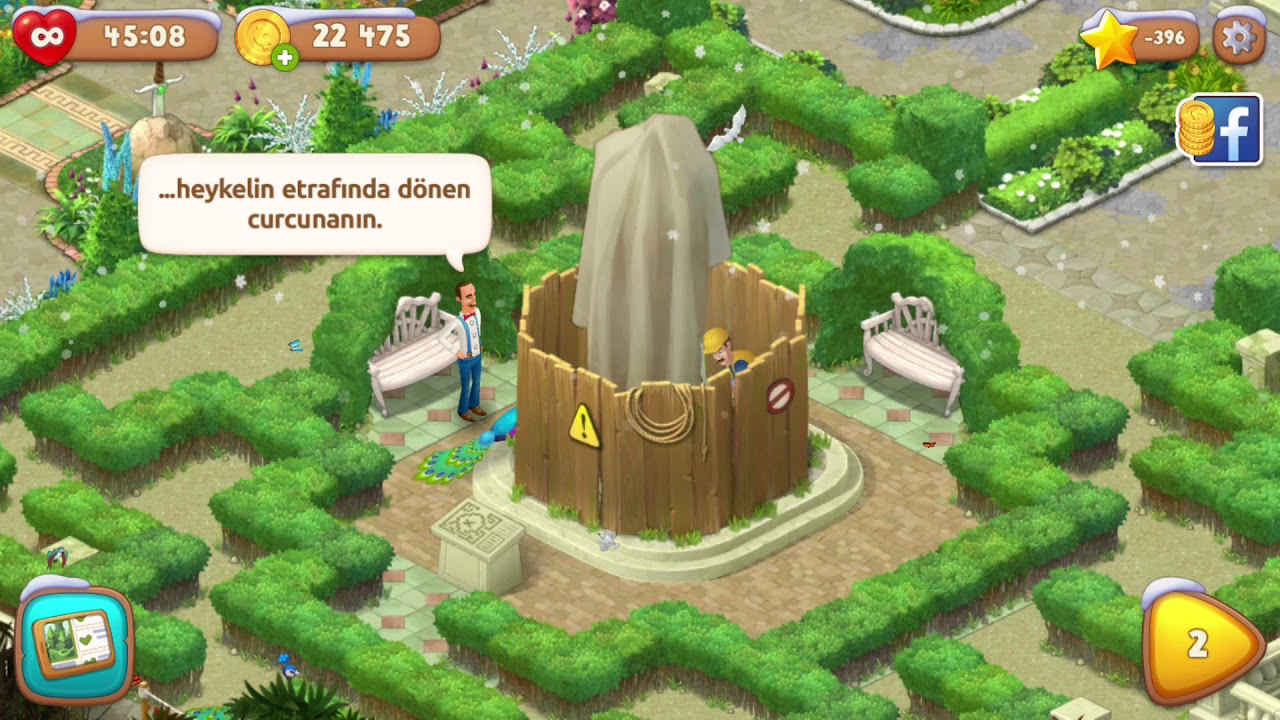 Gardenscapes 5. Alan 4 Gün Hileli. Gardenscapes 5th Field Cheats 4 Days
