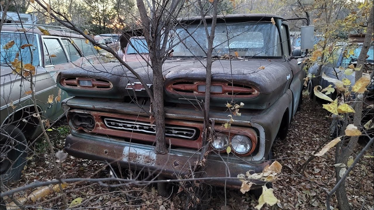 1960 Biscayne and 1961 Apache pickup from Pierce Nebraska! Were they
