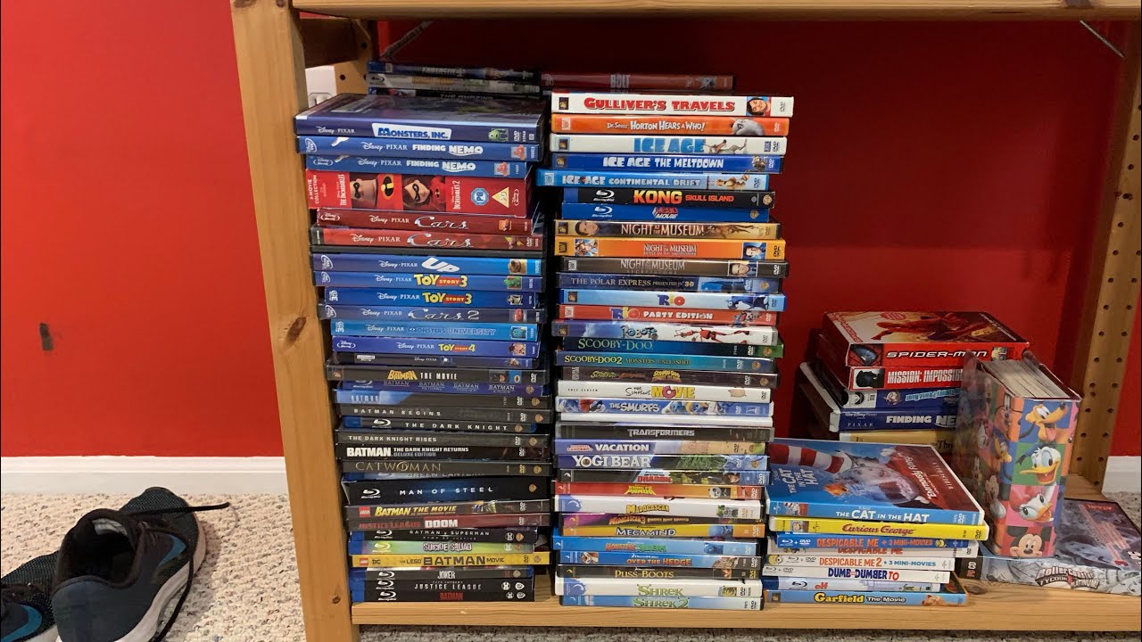 My entire DVD/BluRay/VHS collection September 2022 edition YouTube
