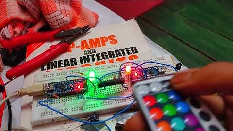 Arduino Nano IR remote control   || Serial communication with Arduino Nano⚡