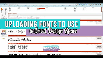 How to Upload Fonts to Use in Cricut Design Space