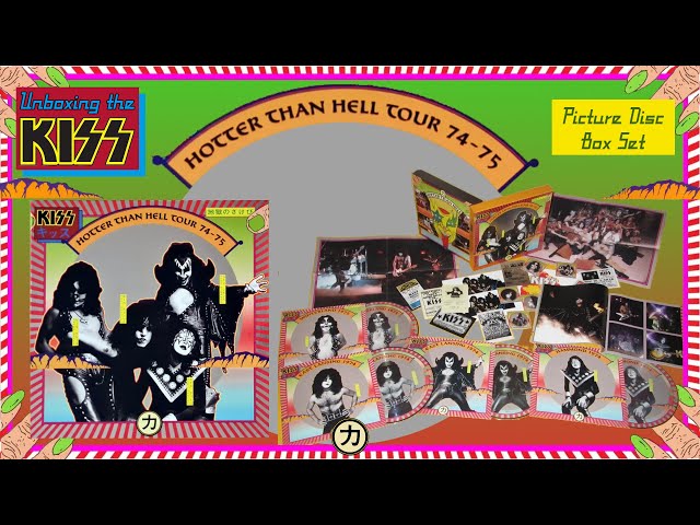 Unboxing the KISS - Hotter Than Hell Tour 74-75 Picture Disc Box