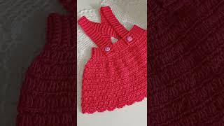 Te Encantara😍Teje Bello Overol Fácil y Rápido! Nuevo Patrón de Ganchillo👌#crochet #ganchillofacil