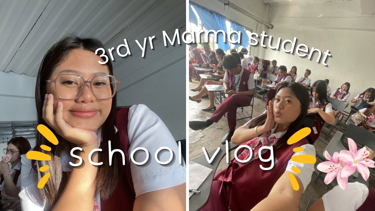 College Vlog: A Day in My Life as a 3rd Year Marketing Student 📚✨🎀