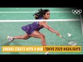 Sindhu starts with a win 🏸 | Women's Badminton | #Tokyo2020 Highlights