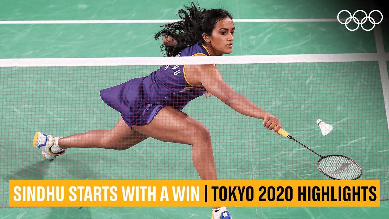 Sindhu starts with a win 🏸 Womens Badminton #Tokyo2020 Highlights