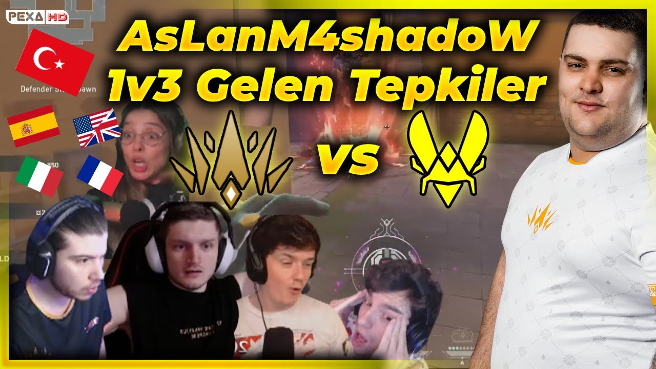 BBL ASLAN vs VITALITY 1v3 GELEN TEPKİLER (Yayınlar, saamtwo, 2xCIV)