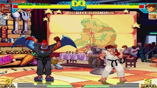Cyber Akuma & Cyber Ryu VS Ryu & Ken I Marvel vs Capcom Maximum