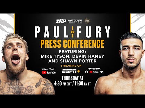 Jake Paul vs Tommy Fury OFFICIAL PRESS CONFERENCE [LIVE]