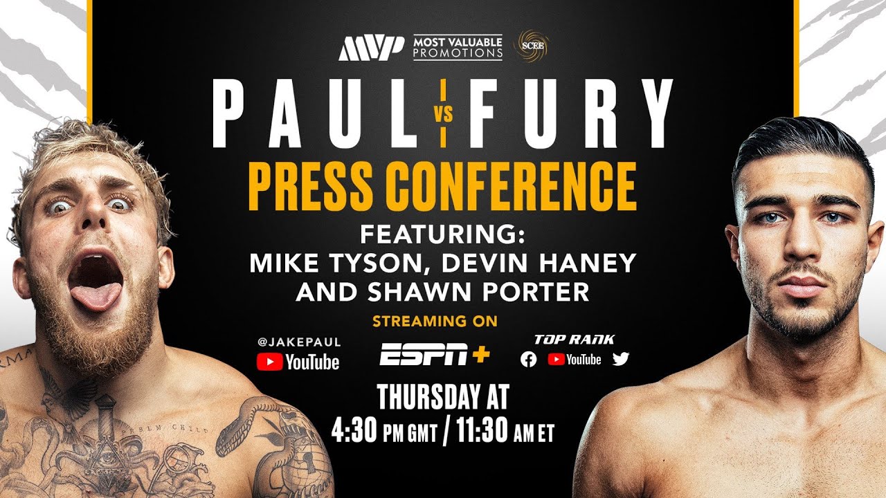 Jake Paul vs Tommy Fury OFFICIAL PRESS CONFERENCE LIVE