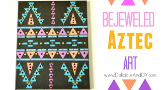 Bejeweled Aztec Art