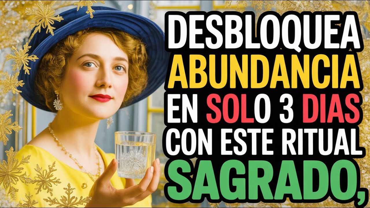 Ritual Sagrado del Agua: ¡Revela Tu Abundancia Divina en 3 Días! Milagros Confirmados