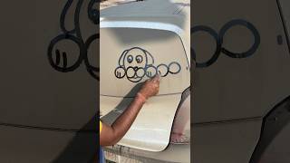 Draw a dog using 000000 #art #shorts #easydrawing